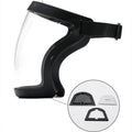 Premium Anti-Fog Full Face Shield Mask for Adults - Black, 1 Pack