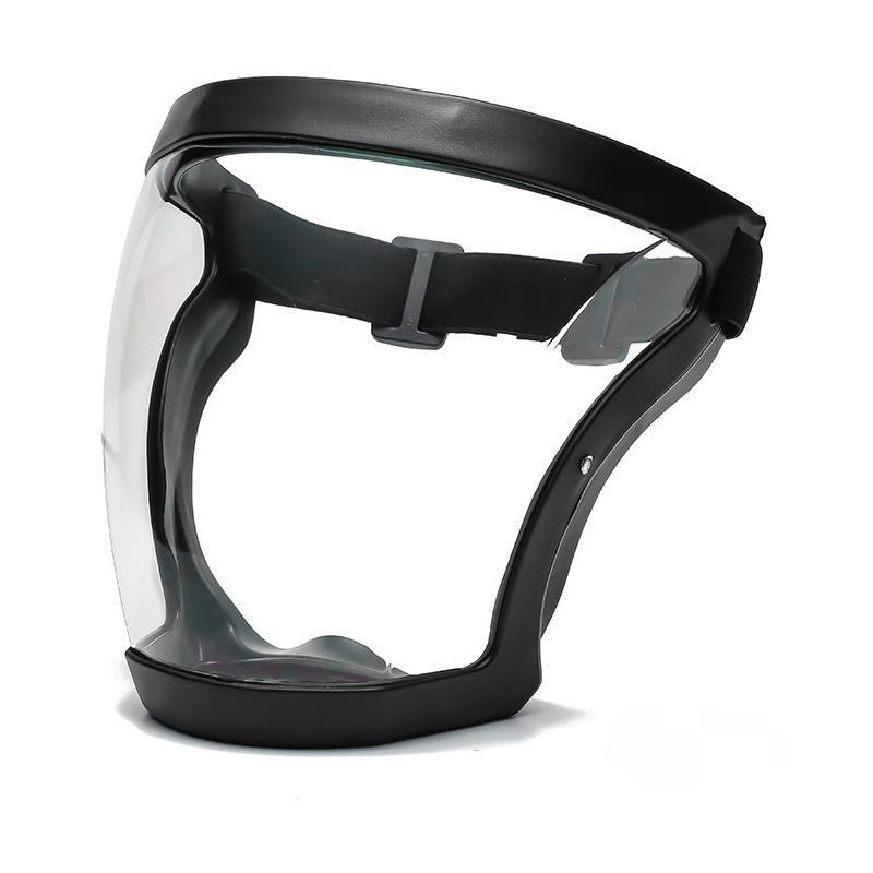 Premium Anti-Fog Full Face Shield Mask for Adults - Black, 1 Pack