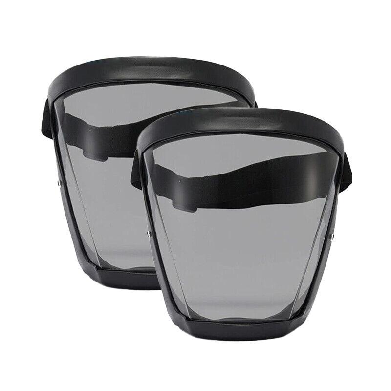 Premium Anti-Fog Full Face Shield Mask for Adults - Black, 1 Pack