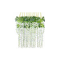 Premium Artificial Wisteria Garland Vines – Purple 12 Pack