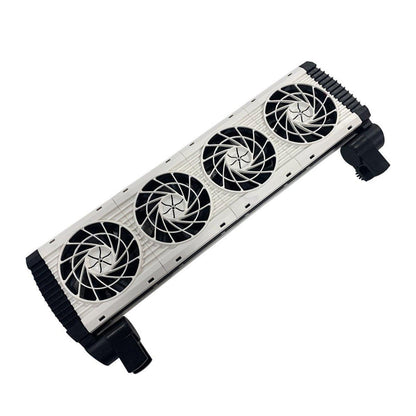 Fish Tank Mini Fan - 2-Head Cooling Fan for Shrimp Tanks, 180° Rotation, Quiet Operation