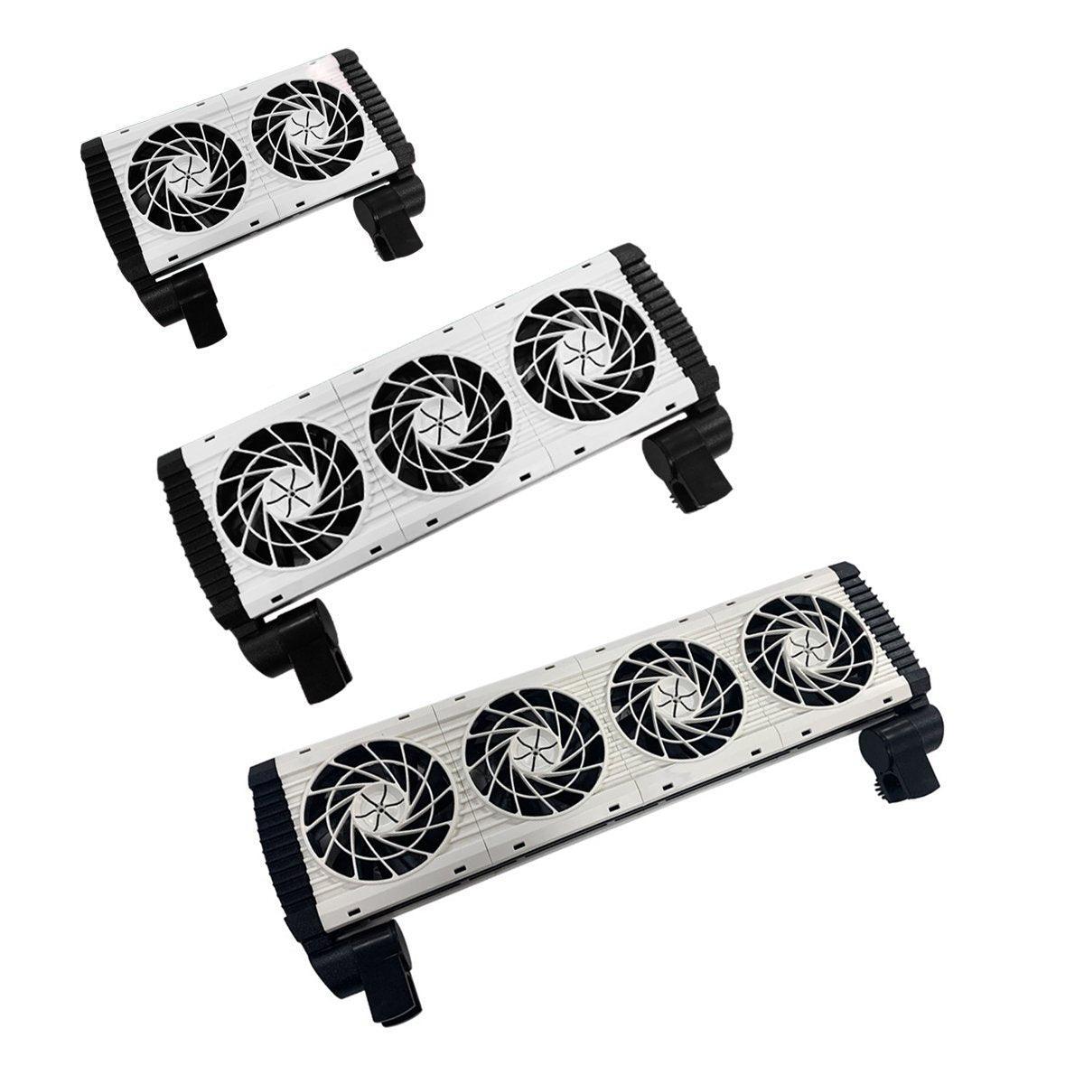 Fish Tank Mini Fan - 3-Head Cooling Fan with 6-Speed Adjustment, Quiet Operation