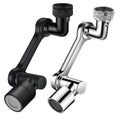 Premium Silver Rotatable Faucet Extender Mechanical Arm Sink Tap Adapter with Filter