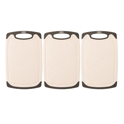 3PCS Wheat Straw Cutting Board Kitchen Chopping Board for Vegetables Meat Fruit