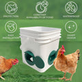 Premium Automatic Chicken Feeder Ports with Hole Saw - 5 Piece