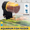 Premium Automatic Aquarium Fish Feeder - Yellow