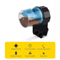 Premium Automatic Aquarium Fish Feeder - Yellow