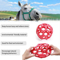 Premium Red Horse Hay Feeder Ball Slow Feeding Toy - 14cm