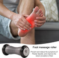 Premium Black Foot Massage Roller 17cm for Arch Hand and Calf Relaxation