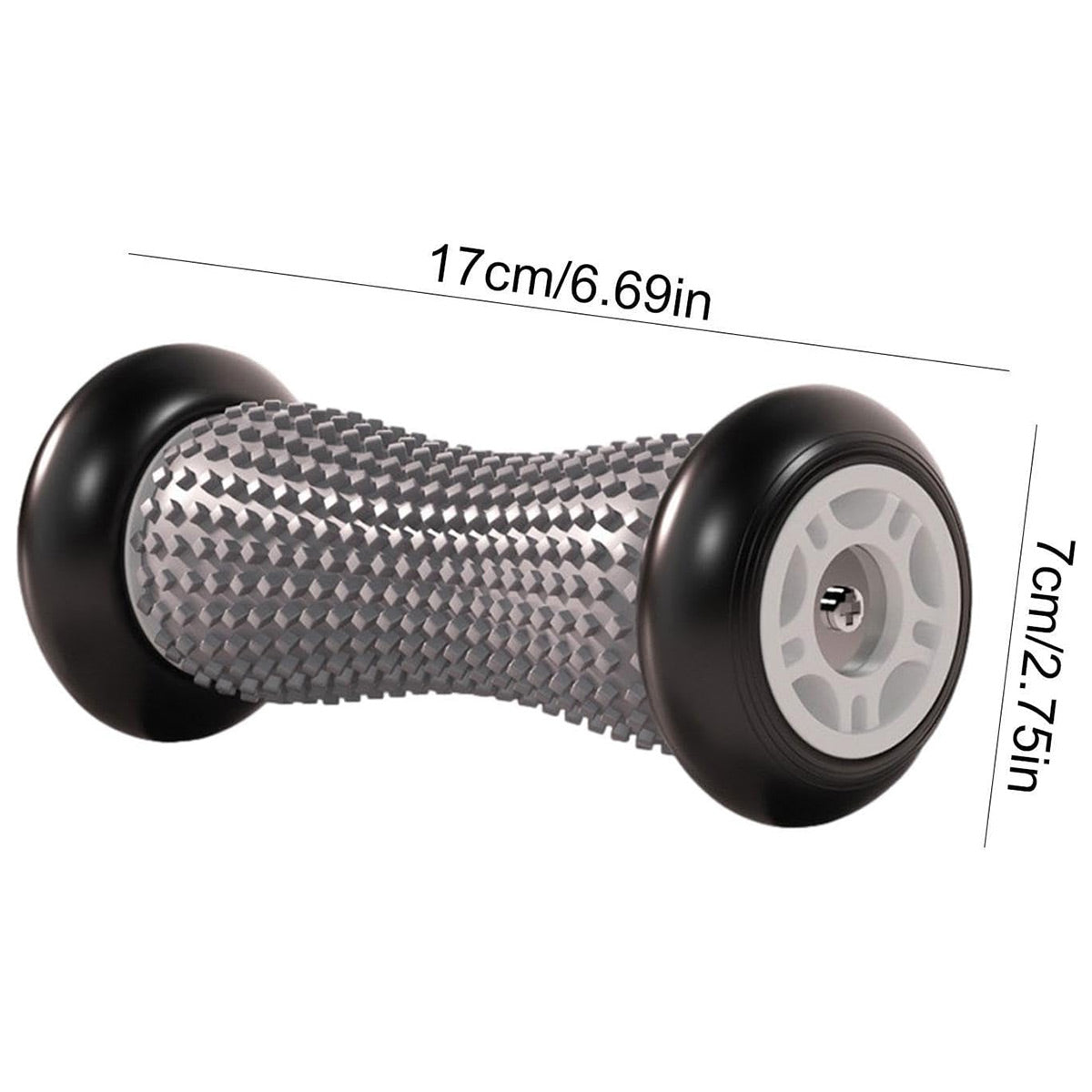 Premium Pink Foot Massage Roller 17cm for Arch Hand and Calf Relaxation