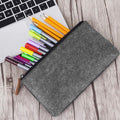 10PCS Large Felt Pencil Cases - Organizers for Stationery & Cosmetics - SuperSaverAU - view 4