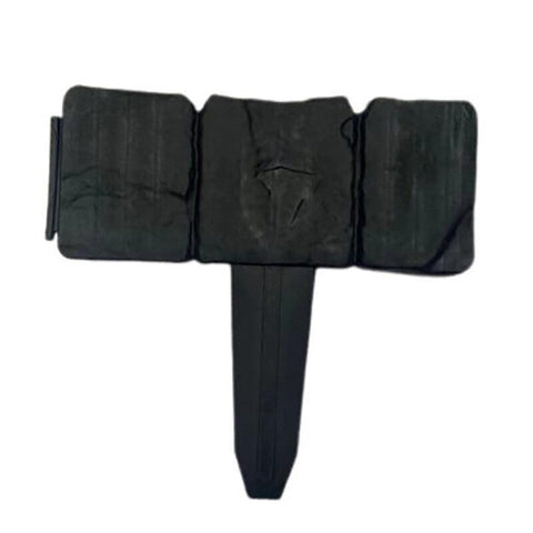 Premium Plastic Garden Fence Edging – Black Stone Effect 20 Pack