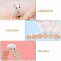 Premium Wooden Hamster Bridge Toys with Metal Hooks - 2 Pack