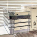 Premium Transparent A4 File Storage Box – Large