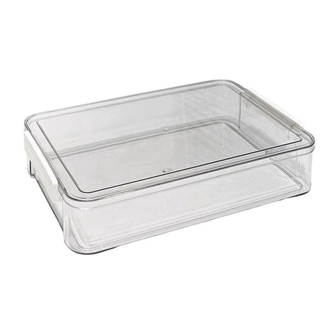 Premium Transparent A4 File Storage Box – Small