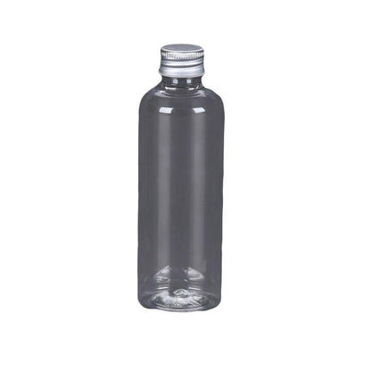 50/100pcs Clear Plastic Bottles with Aluminum Caps - 30ml Size