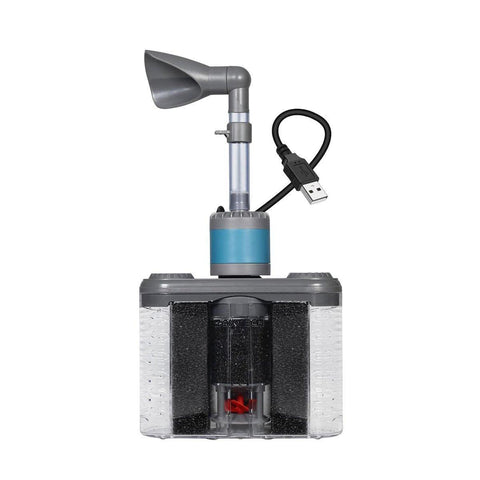 6-in-1 Aquarium Filter System, 14.5x4.5x31.9 cm, USB Powered, Adjustable Flow - SuperSaverAU - view 2