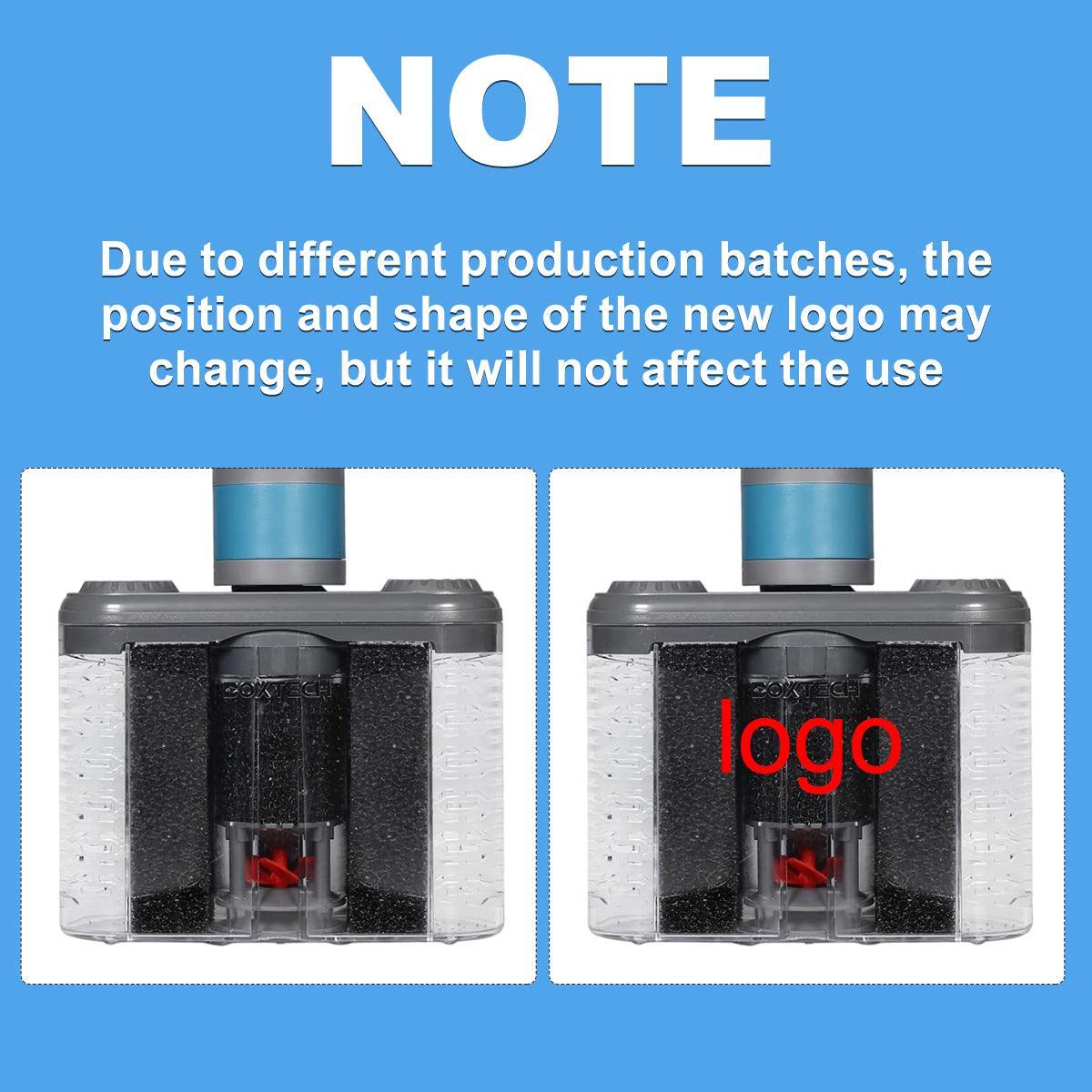 6-in-1 Aquarium Filter System, 14.5x4.5x31.9 cm, USB Powered, Adjustable Flow