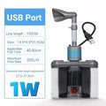 6-in-1 Aquarium Filter System, 14.5x4.5x31.9 cm, USB Powered, Adjustable Flow - SuperSaverAU - view 5