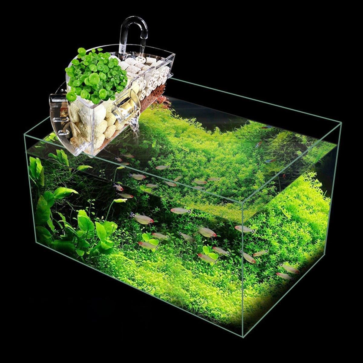 Premium Round Fish Tank External Filter Box - S
