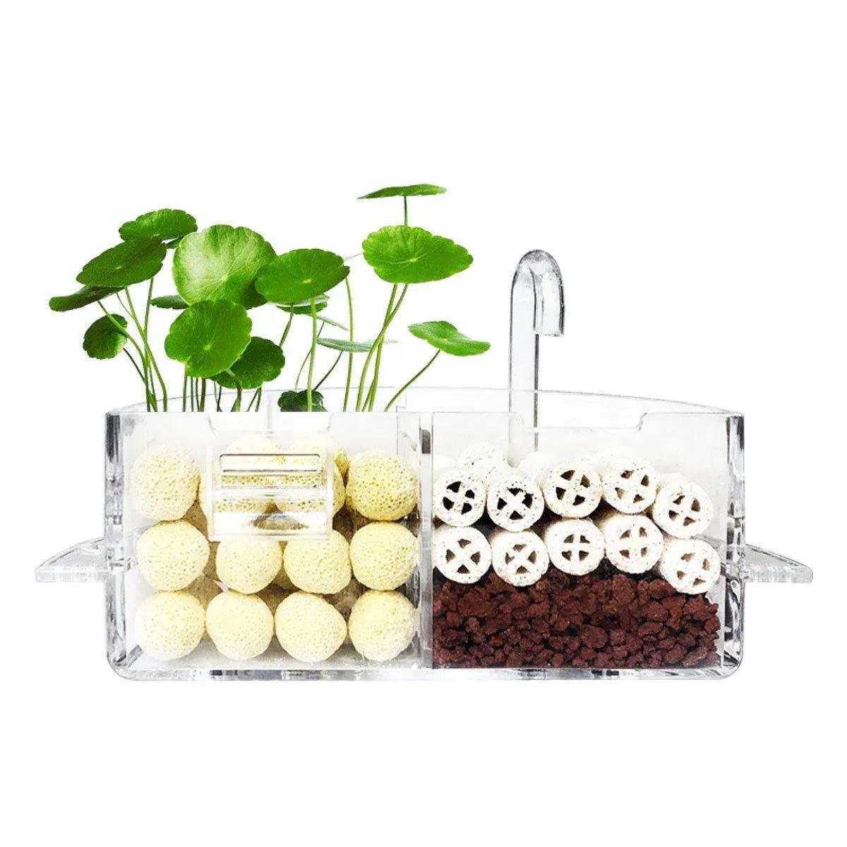 Premium Round Fish Tank External Filter Box - S