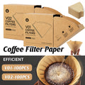 Premium V02 Coffee Filter Paper Drip Cone Filters 100 Pack
