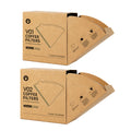 Premium V02 Coffee Filter Paper Drip Cone Filters 100 Pack