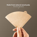 Premium V02 Coffee Filter Paper Drip Cone Filters 100 Pack
