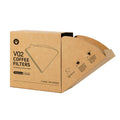 Premium V02 Coffee Filter Paper Drip Cone Filters 100 Pack