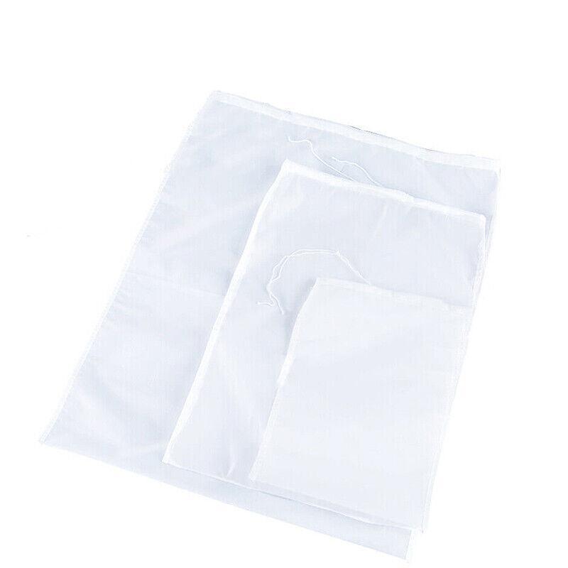 Premium 5 Pack Reusable Nylon Fine Mesh Strainer Bags 45x60cm