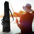 Premium Big Belly Fishing Rod Bag - Black, 130cm