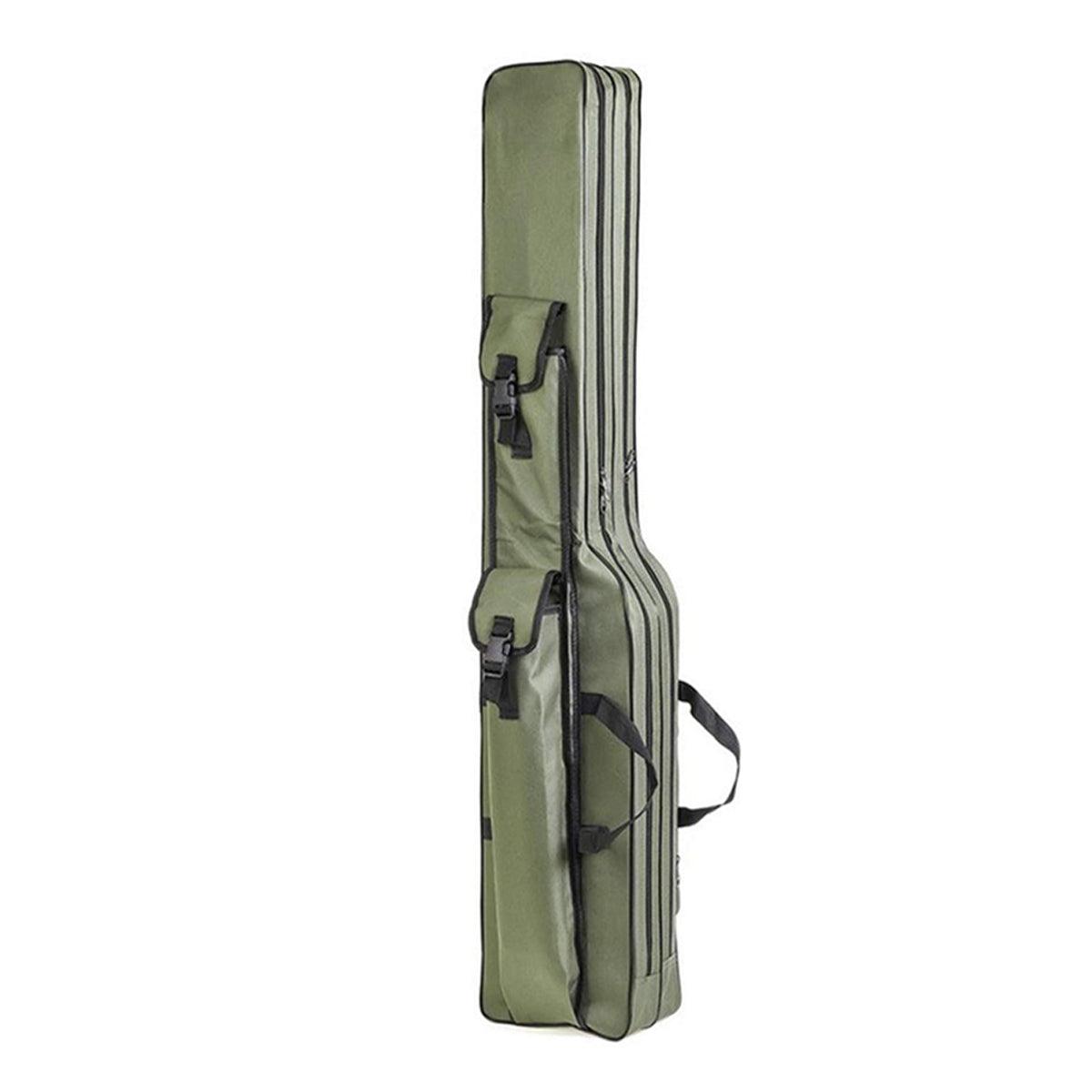 130cm Big Belly Fishing Tackle Bag Rod Storage Carry Case Outdoor Fishing Bag - Deep blue camouflage - SuperSaverAU - view 3