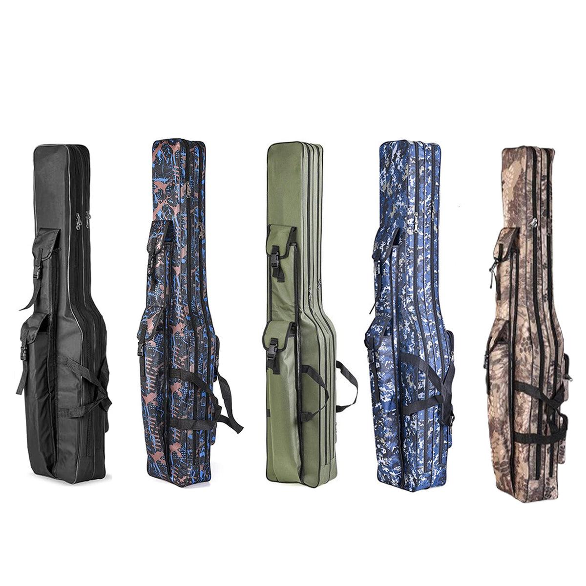 130cm Big Belly Fishing Tackle Bag Rod Storage Carry Case Outdoor Fishing Bag - Snake skin camouflage