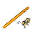 Mini Pen Fishing Rod Pocket Size Portable Telescopic Travel Fishing Pole Tool - Black - SuperSaverAU - view 5