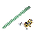 Mini Pen Fishing Rod Pocket Size Portable Telescopic Travel Fishing Pole Tool - Black - SuperSaverAU - view 6