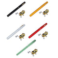 Mini Pen Fishing Rod Pocket Size Portable Telescopic Travel Fishing Pole Tool - Silver - SuperSaverAU - view 2