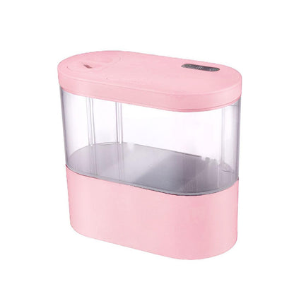 Mini Self-Circulating Desktop Fish Tank 4L Eco-Friendly Aquarium - Pink