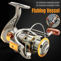 All-Metal Spinning Fishing Reel - CNC Alloy Wire Cup, Interchangeable Handle, 2000 Size - SuperSaverAU - view 1