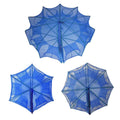 Premium Foldable Fishing Net Trap - Blue, 8 Holes