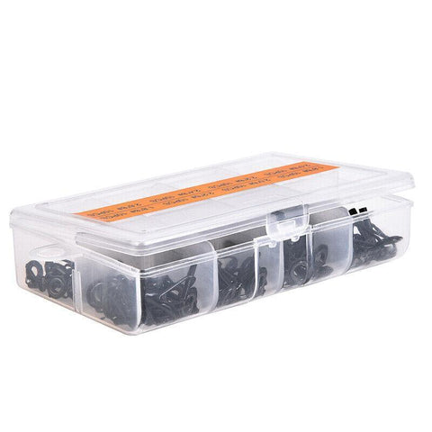 80 Fishing Rod Guide Set Tackle Tips Repair Kits Ring 8 Size Stainless Steel Box - SuperSaverAU - view 2