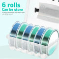 Premium Fishing Line Organiser Storage Box - 6 Spool