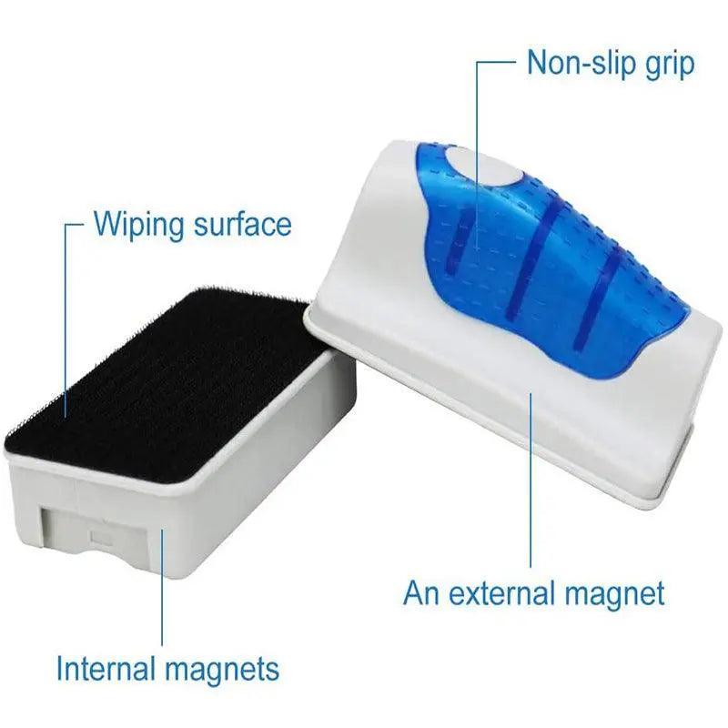 Aquarium Glass Cleaner Brush - XL Magnetic Algae Magnet with Floating Design