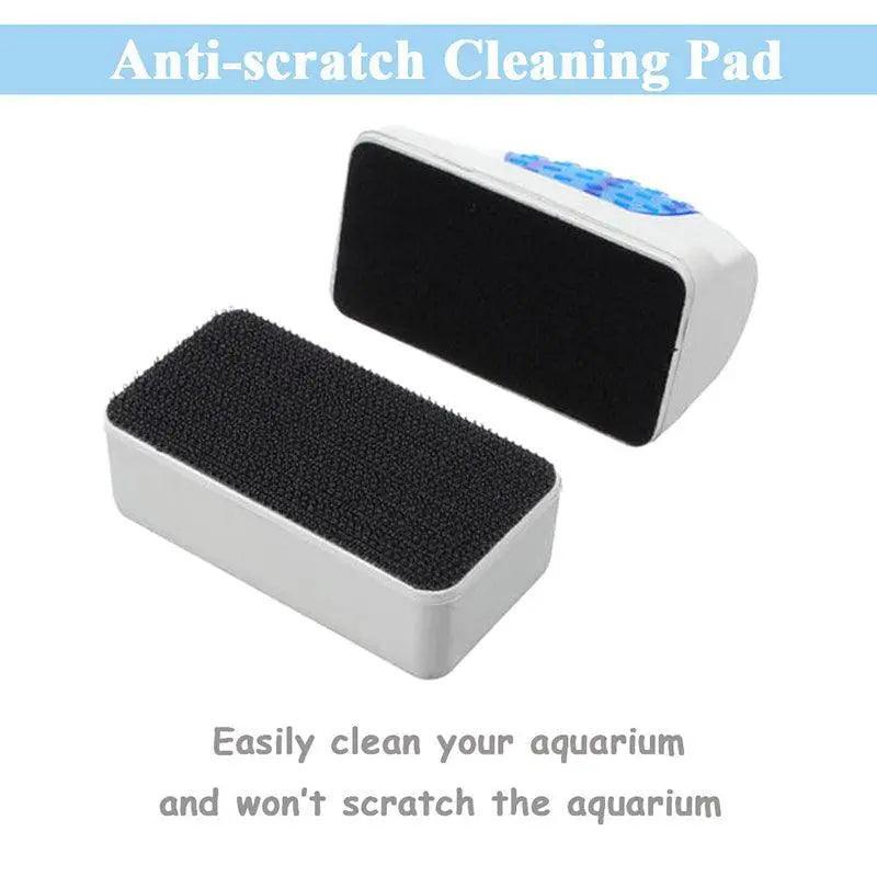 Aquarium Glass Cleaner Brush - XL Magnetic Algae Magnet with Floating Design