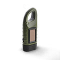 Premium Hand Crank Solar LED Emergency Flashlight – Green