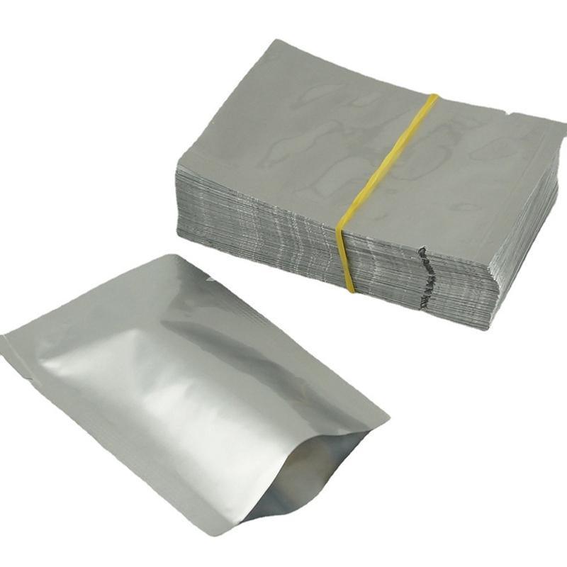 Premium Silver Open Top Aluminium Foil Food Packaging Bags – 22 x 30cm