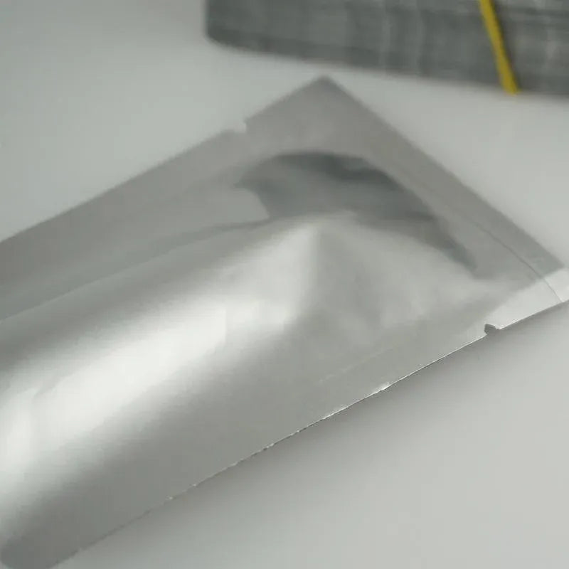 Silver Open Top Aluminum Foil Packaging Bags - 24X37CM, Vacuum Seal Food Pouches
