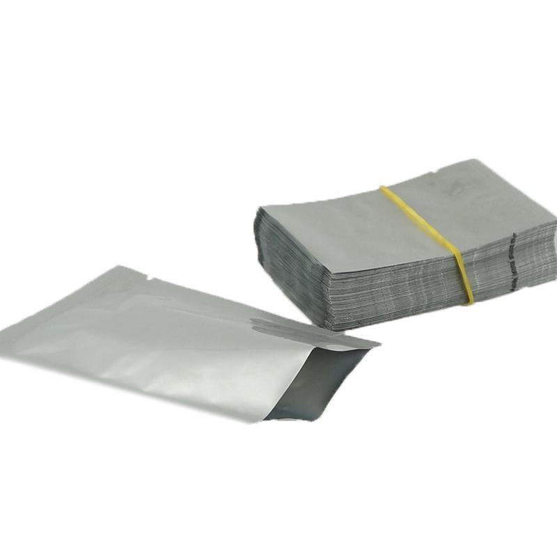 Silver Open Top Aluminum Foil Packaging Bags - 24X37CM, Vacuum Seal Food Pouches