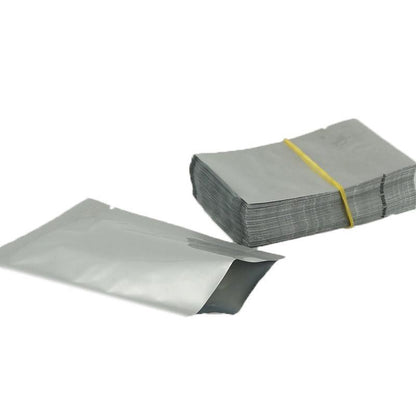 Silver Open Top Aluminum Foil Packaging Bags - 24X37CM, Vacuum Seal Food Pouches