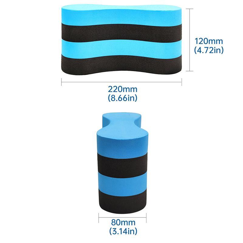 Premium Swimming Posture Training Pull Float & Clip Set – Green
