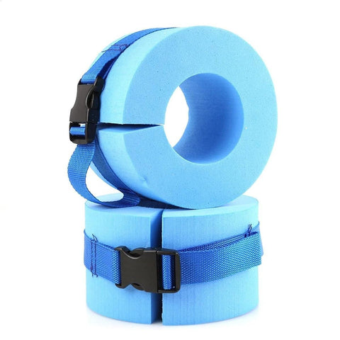 Premium EVA Swimming Buoyancy Float Rings – Blue 2 Pack